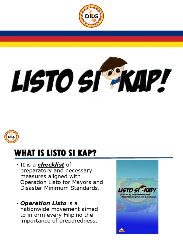 Operation Listo Si Kap Overview | PDF | Emergency Evacuation ...