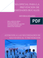 Expo Norma Oficial para La Prevencion de Enfermedades Bucales