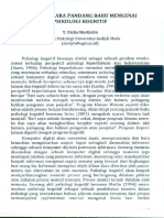 Beberapa Cara Pandang Baru Mengenai Psikologi Kognitif