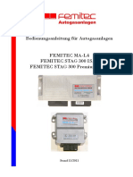 Bedienungsanleitung Femitec Autogasanlagen