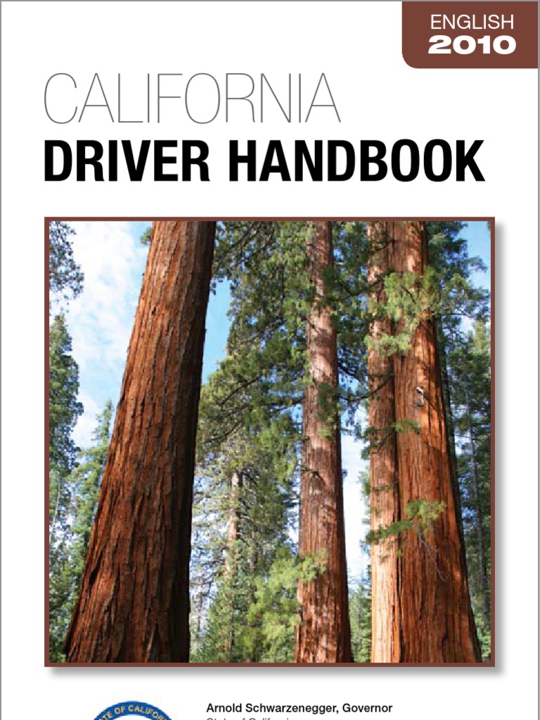 Driver Handbook: California | PDF | Department Of Motor Vehicles ...