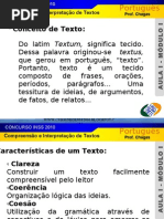SLIDE 01 - COMPREENSÃO E INTERPRETAÇÃO DE TEXTOS E TIPOLOGIA TEXTUAL - INSS