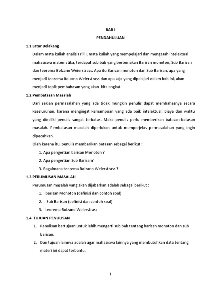 Contoh Soal Barisan Konvergen Dan Divergen Contoh Soal