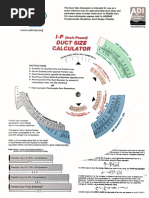 Ashrae duct size calculator