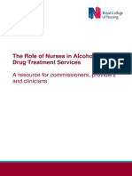 Role of Nurses in Alcohol and Drug Services