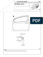Front Door Outer Panel (Cut) : Hatchback 3 Door: Body Panel Replacement BP-41