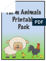 Farm Animals Printable Pack KWG