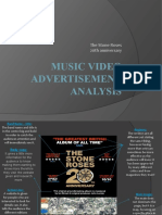 Music Video Advertisement Analysis