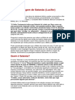 A origem de Satanás: Uma análise das passagens bíblicas comumente citadas