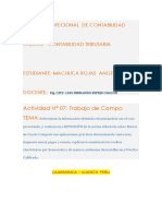 Contabilidad tributaria: Caso práctico de declaración anual de rentas de cuarta y quinta categoría