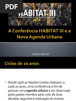 A Conferência HABITAT III e a Nova Agenda Urbana.alfonsin