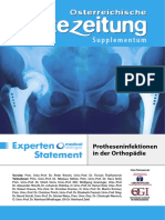 Experten Statement Protheseninfektionen in Der Orthopaedie 2008