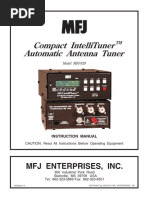 MFJ 902 | PDF | Antenna (Radio) | Equipment