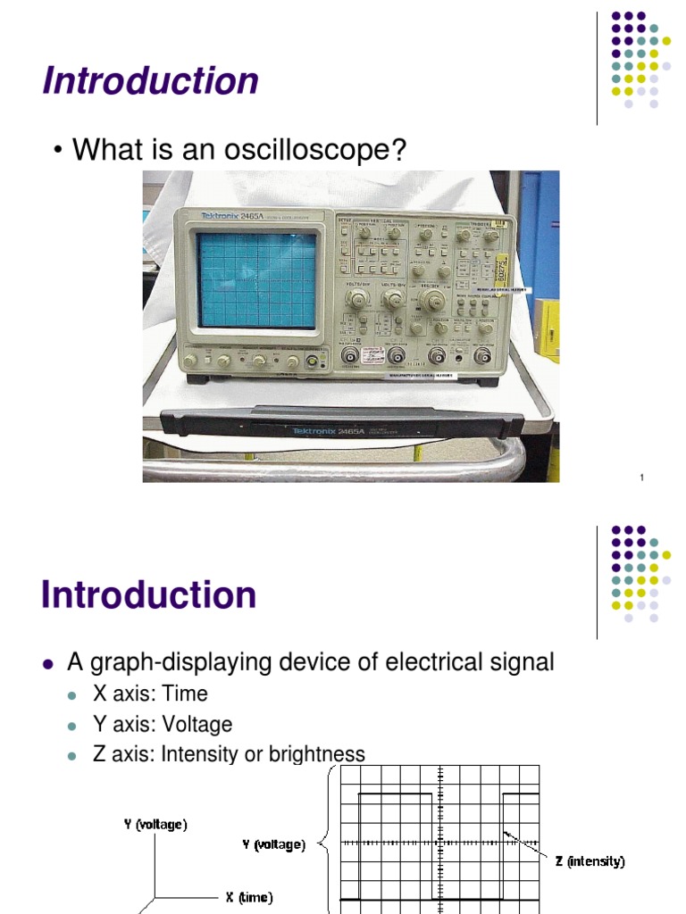 What Is An Oscilloscope? | PDF