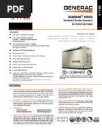 Generac Spec Sheet 9kw and 11kw