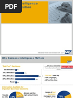 Business Intelligence Value Proposition