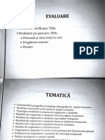 Curs Modele Europene de Organizare A Spatiului