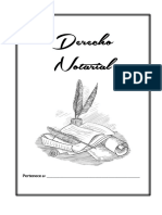 Apunte de Derecho Notarial PDF