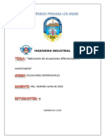 Aplicación de Ecuaciones Diferenciales A INVENTARIOS