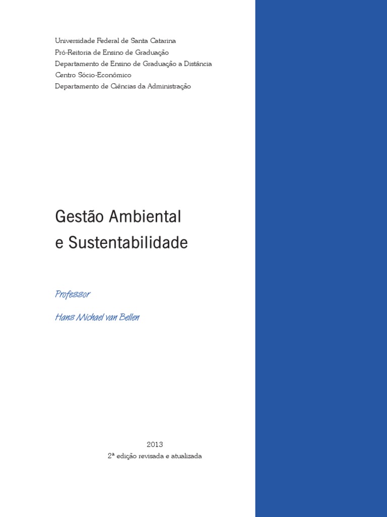 Gestão Ambiental e Sustentabilidade | PDF | Ambiente natural | Ecologia