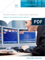 CAPGEMINI Transformation in Securities Services