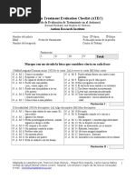 Escala CARS2 ST | PDF | Comunicación | Espectro autista