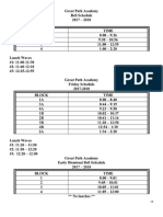 Bell Schedule PDF