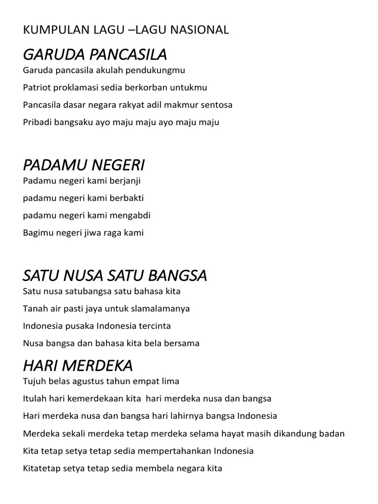 ტტ Lagu patriot proklamasi  ᑔᑔ 