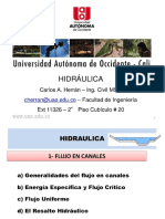 1 Flujo en Canales Generalidades PDF