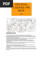 Crystal Locked Fm Bug