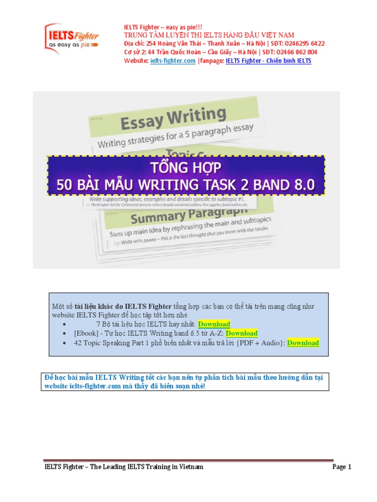 Ielts Writing Task 2 Bai Mẫu Ielts Fighter Foreign Language Psychology