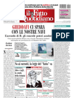 Il Fatto 14 Settembre 2010