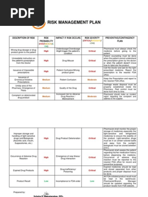Risk Management Plan