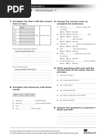 NI2 Grammar Worksheet 7