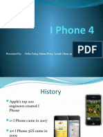 I Phone 4: Presented By: Neha Tariq, Morin Peter, Zartab Alam and Tanuj Sharma
