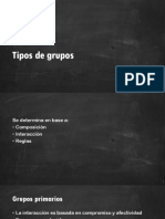 Tipos de Grupos