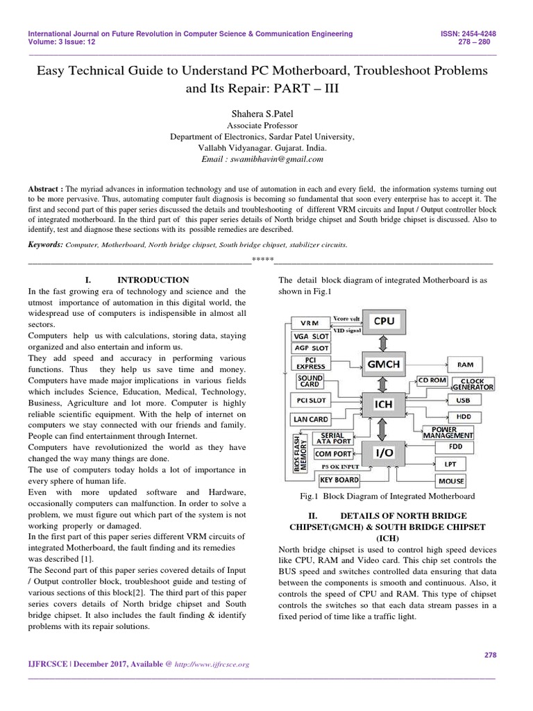PC Motherboard Troubleshooting Guide | PDF | Random Access Memory | Mosfet