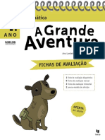 Fichas de Avaliacao a Grande Aventura Matematica 4 Ano PDF