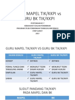 Guru Mapel Tik vs Guru Bk Tik - Pertemuan Ke-6 - 7 2018