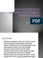 Peranan Kalsium Bagi Ibu Hamil Dan Tumbuh Kembang