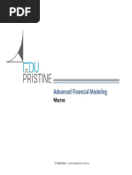 Macros Financial Modeling