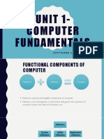 Unit 1-Computer Fundamentals: Software Concepts