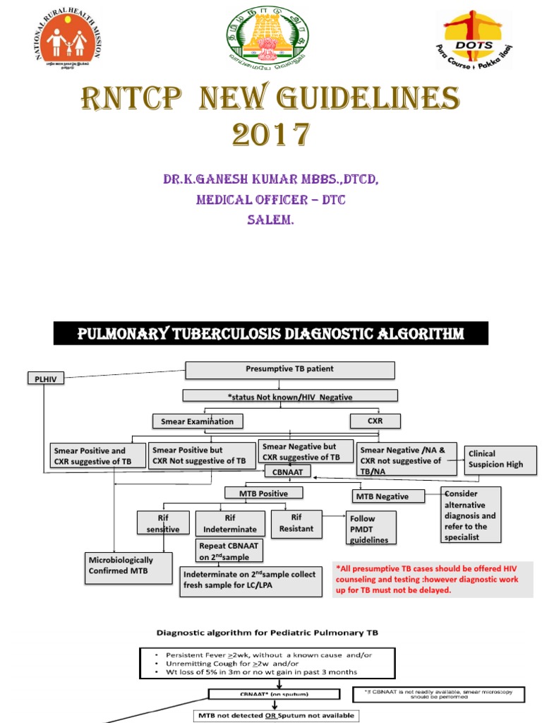 RNTCP 2023 Guidelines for TB Treatment | PDF | Tuberculosis | Clinical ...