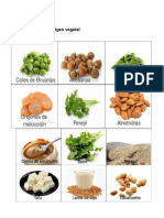 Alimentos de Origen Vegetal, Alimentos de Origen Animal