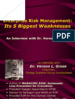 Five ERM Weaknesses