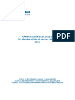 Plan Gestion Calidad-2016 PDF