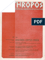 Andrés Ortíz-Oses. Antropología Hermenéutica - VV.aa