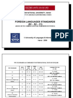 Foreign Languages Standards B1 - B2 - C1