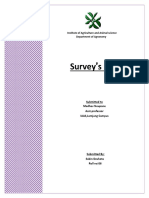 ORGANIC FARMING survey Report