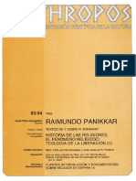 Raimundo Panikkar. Historia de Las Religiones - VV.aa